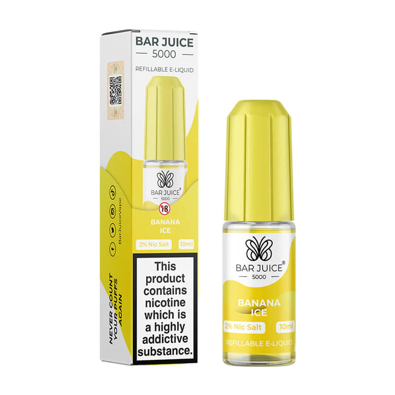 Banana Ice Nic Salt E-Liquid by Bar Juice 5000