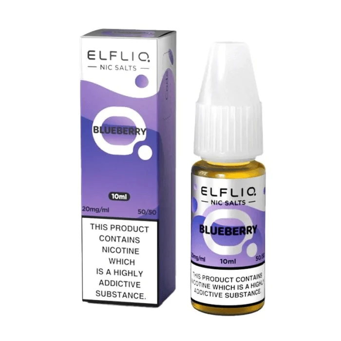 ElfLiq Nic Salt 10ml - Blueberry Elf bar e-liquid ballinasloe ireland