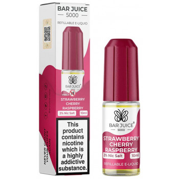 Strawberry Cherry Raspberry Nic Salt E-Liquid by Bar Juice 5000